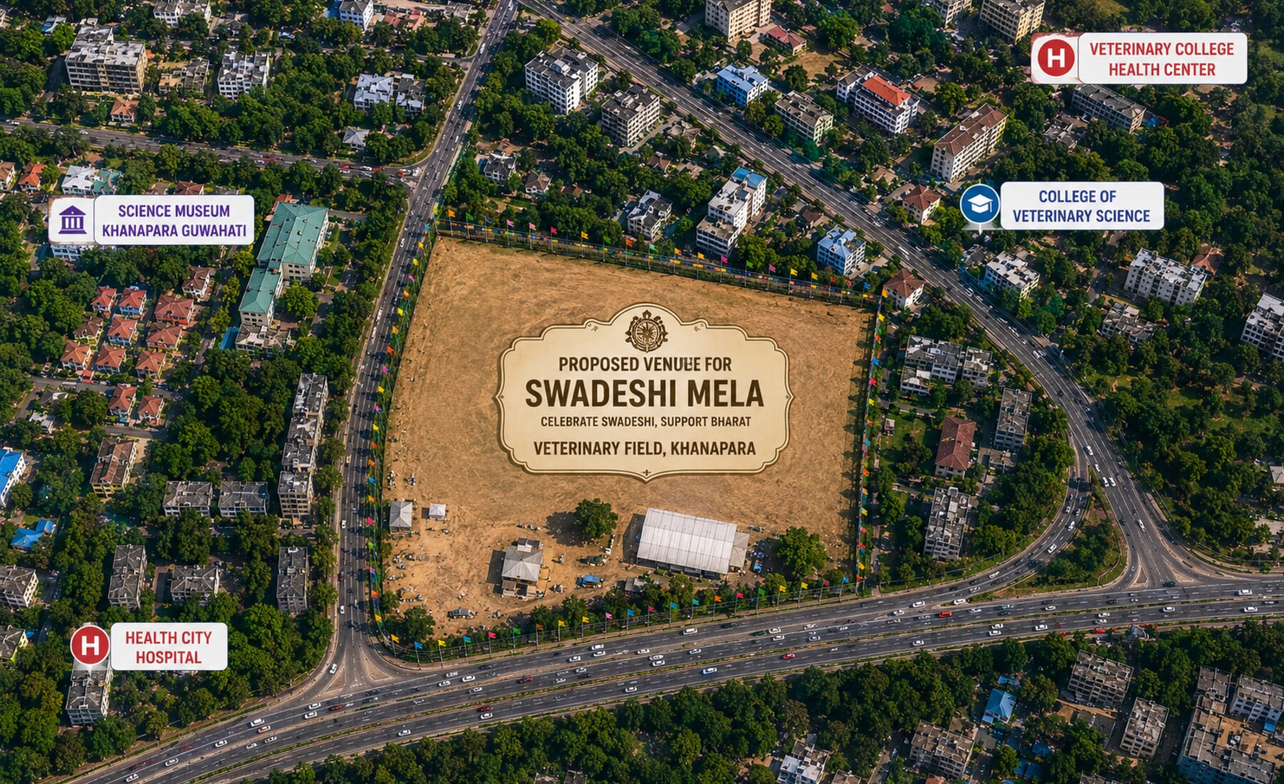 Proposed Khanapara venue